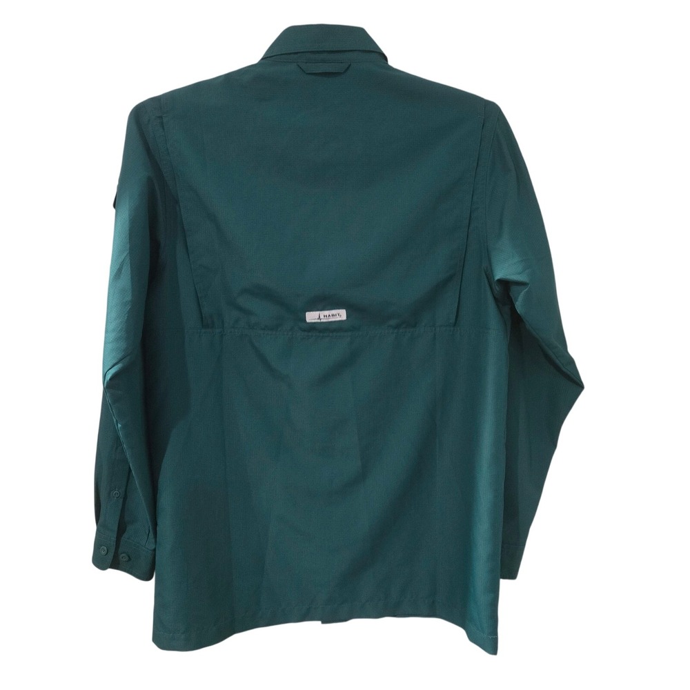 Habit Fishing Shirt Mens Small Blue Green long-sleeve UPF 40+ Performance 2 Pack - Picture 10 of 15